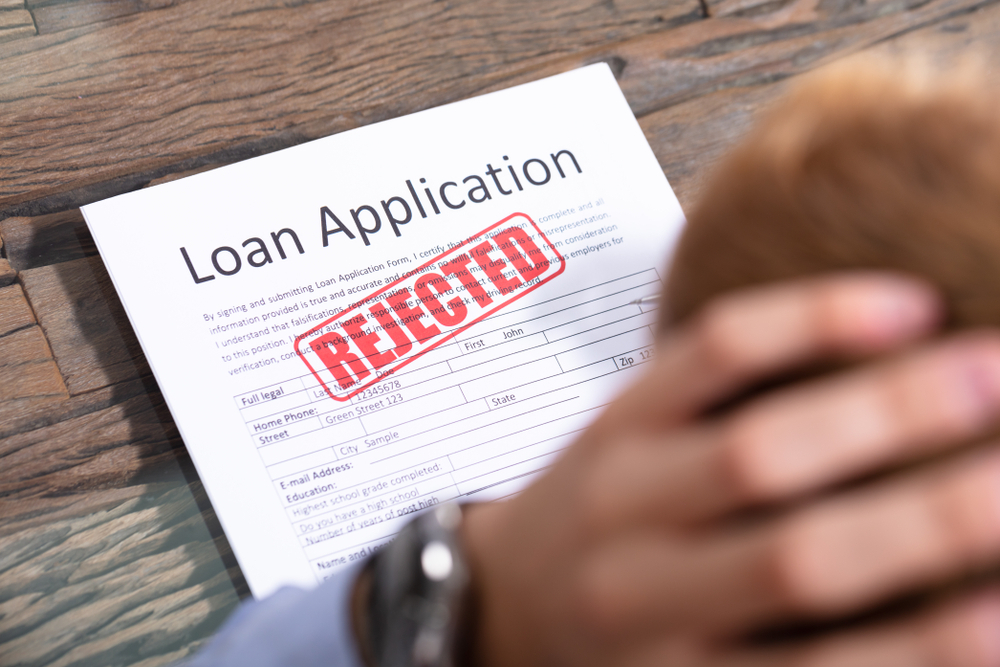 The rejection of a previous loan application