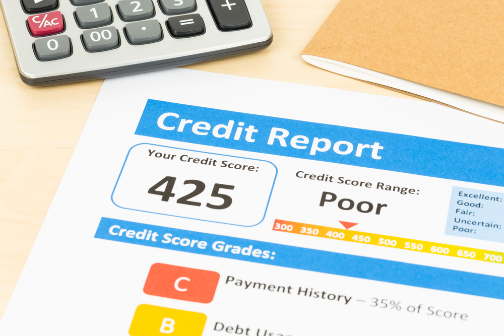  bad credit history